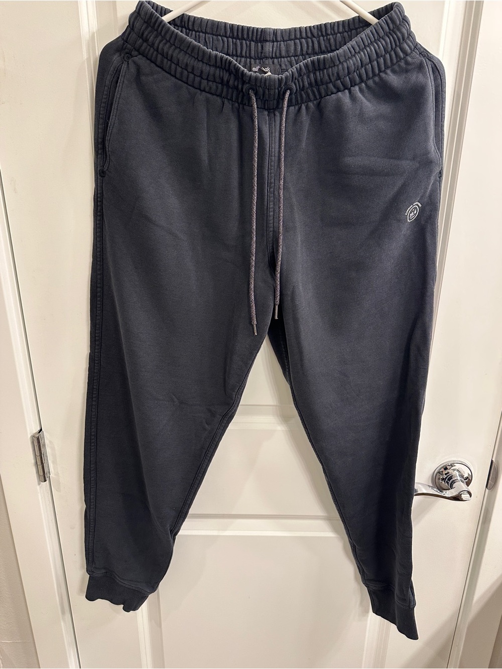 allbirds Women’s Black Drawstring Sweatpants Joggers - Large